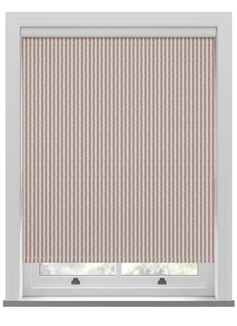 Emily Bond Oscar Stripe Raspberry Roller Blind