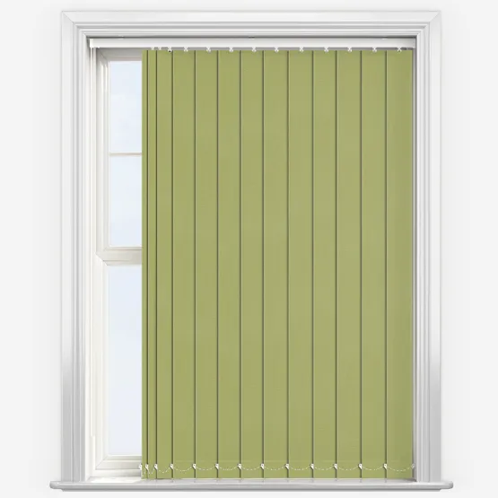 Deluxe Plain Lime Vertical Blind