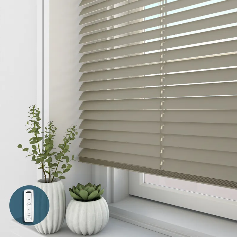 0244 Slate Electric Venetian Blinds
