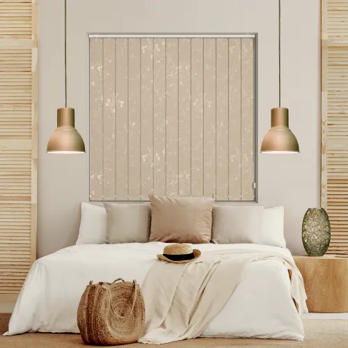 Cape Tulip Champagne Vertical Blind
