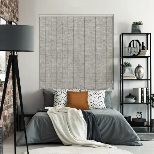 Ami Steel Grey Vertical Blind