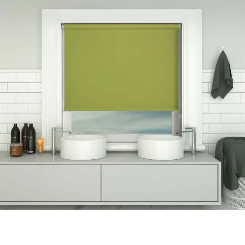 Shower Safe Lime Roller Blind