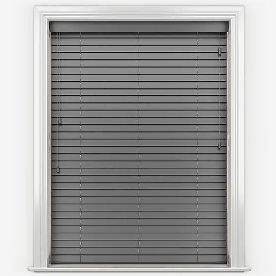 Aspect Raven Black Wooden Venetian Blinds