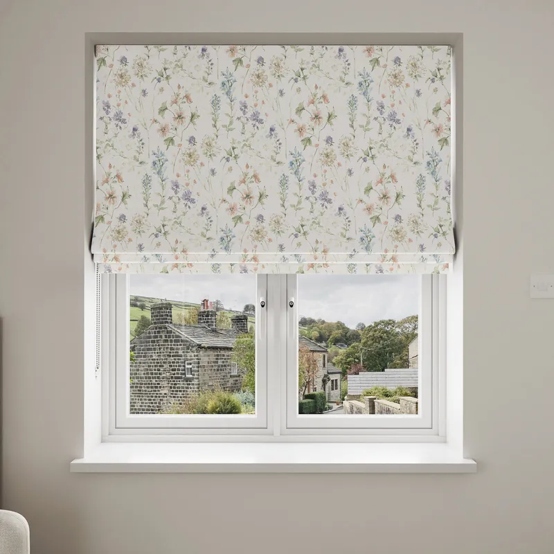 Laura Ashley Wild Meadow Chalk Pink Blinds Uk
