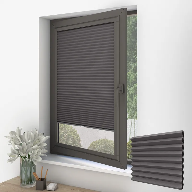 Cosishade Dark Grey Perfect Fit Honeycomb Blinds