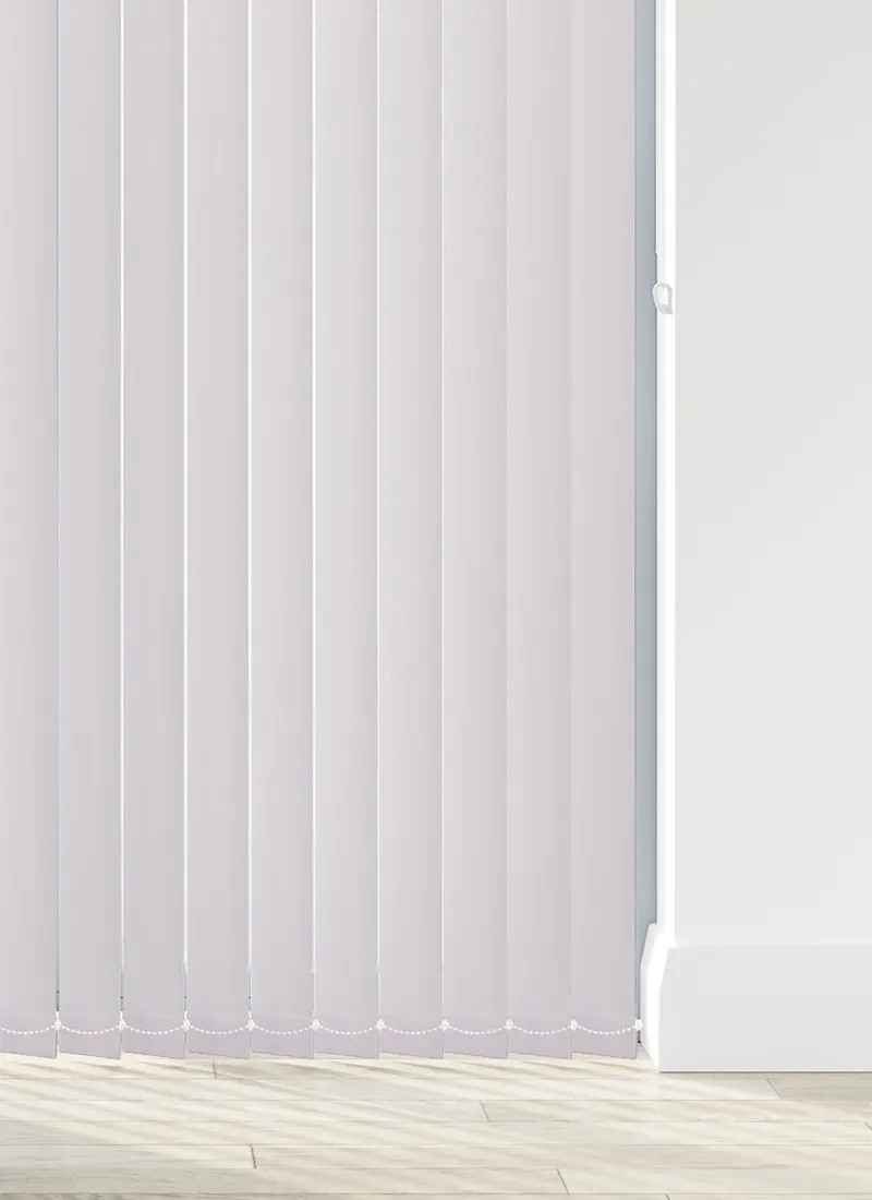Amor White Lotus Vertical Blind