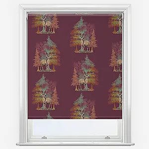 Sonova Studio Cairngorms Deep Red Roller Blind