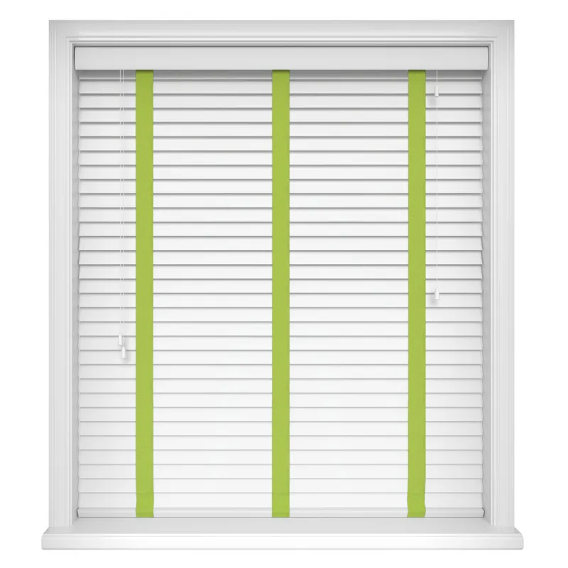 True White & Envy Luxury Ecowood Blinds - Wooden Blinds