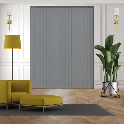 Origin Cathedral Grey Vertical Blind