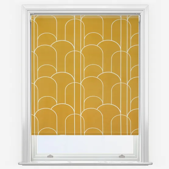 Sonova Studio Arch Deco Gold Roller Blind