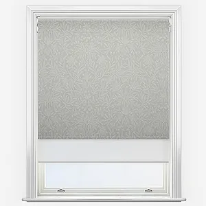Florence Tapestry Beige & White Double Roller Blind