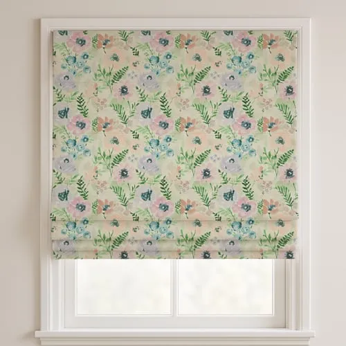 Mabel Lavender Deluxe Roman Blinds