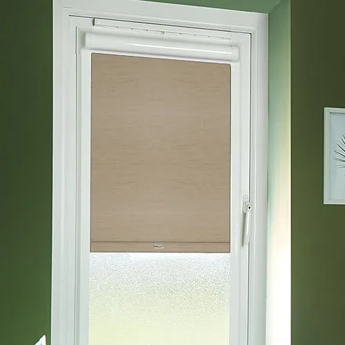 Plaza Stone (Moisture Resistant) Perfect Fit Blackout Roller Blinds