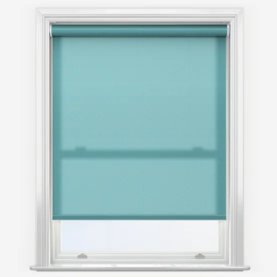 Deluxe Plain Ocean Green Roller Blind