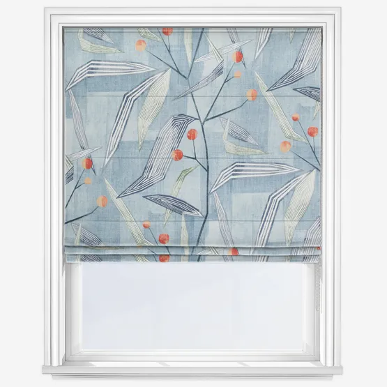 Harlequin Entity Brick And Denim Roman Blind