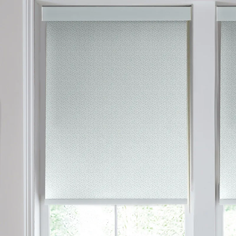 Laura Ashley Sycamore Made To Measure Blackout Roller Blind Pale Seaspray