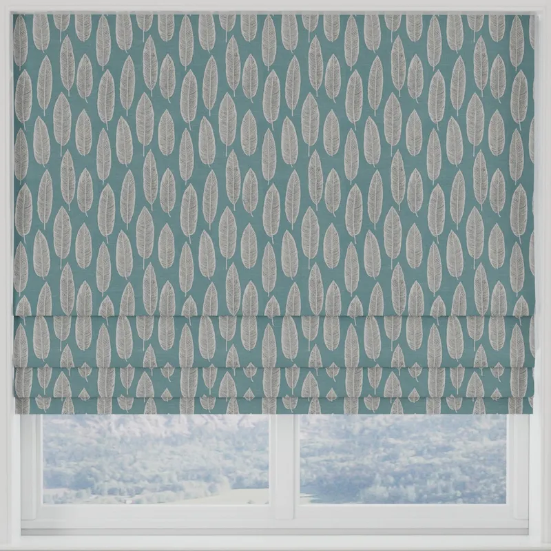 Quill Made To Measure Roman Blind Teal