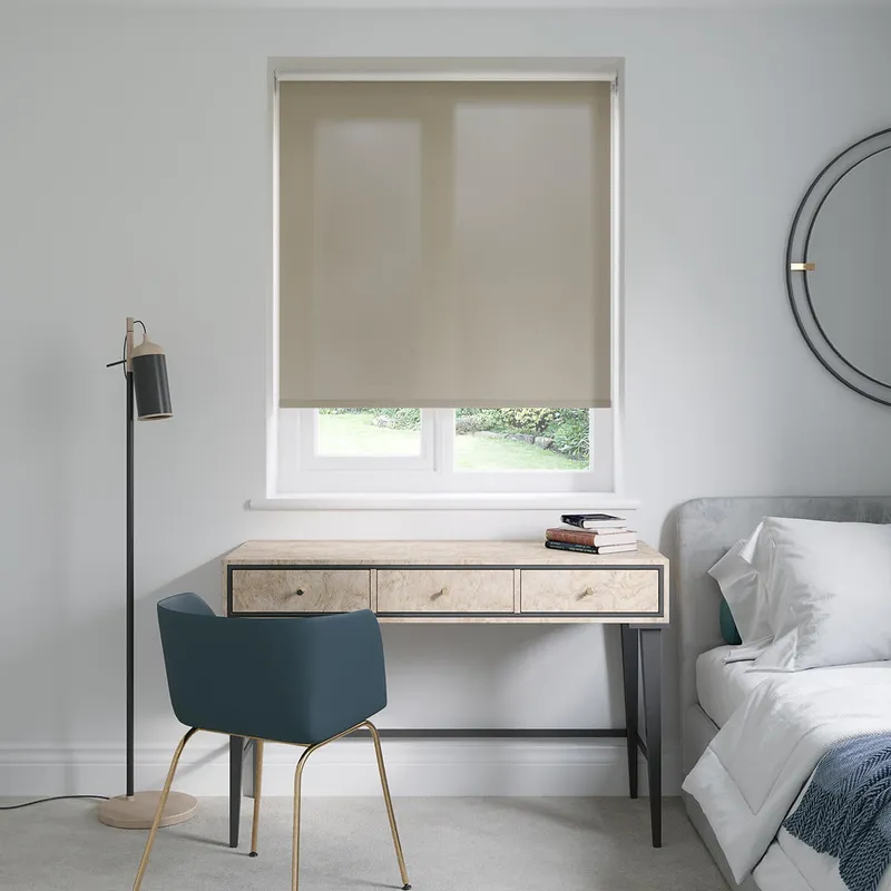 Vienna Hessian Brown Roller Blinds