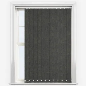 Voga Blackout Slate Grey Textured Vertical Blind