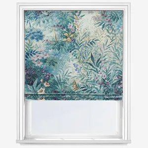 Rewilding Cornflower Roman Blind