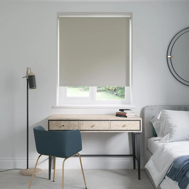 Barcelona Grey Whisper Roller Blinds