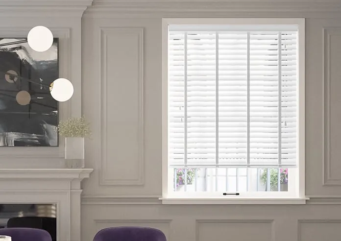 Ecowood Deluxe Emperor White Satin - Venetian Blind