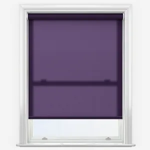 Deluxe Plain Purple Roller Blind