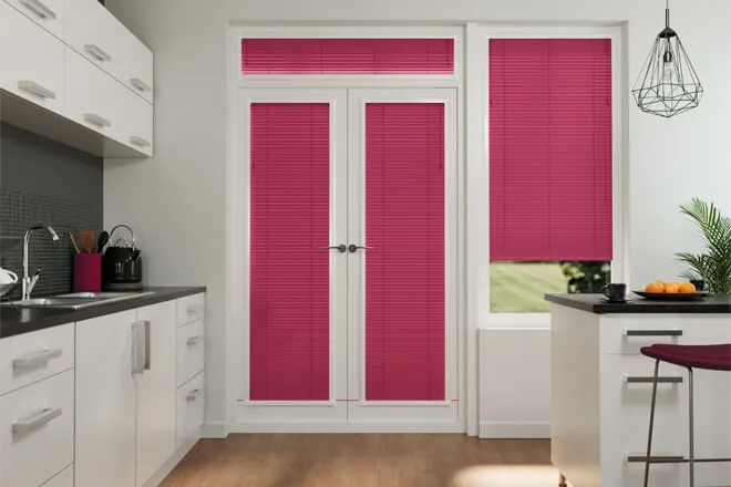 Precision Matt Hot Pink - 25mm Slat Venetian Perfect Fit Blind