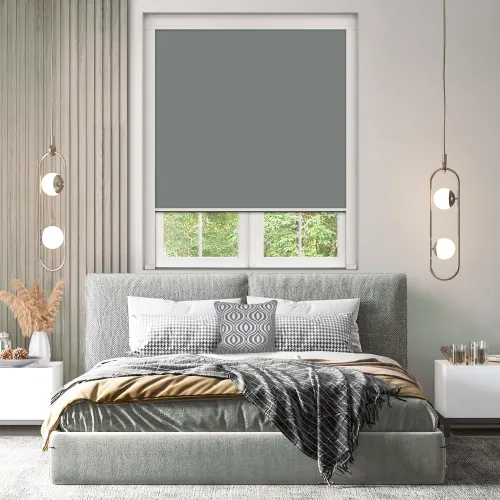 Smoldering Charcoal Blocout Blind