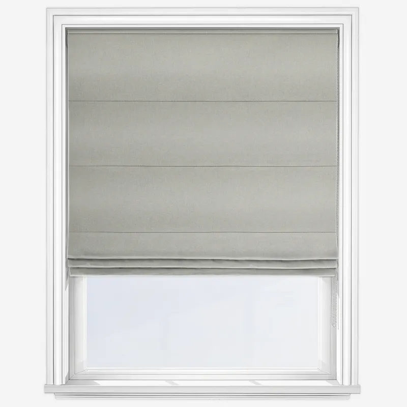 Soft Recycled Grey Roman Blind
