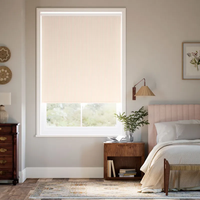 Tiger Stripe Blush Roller Blind