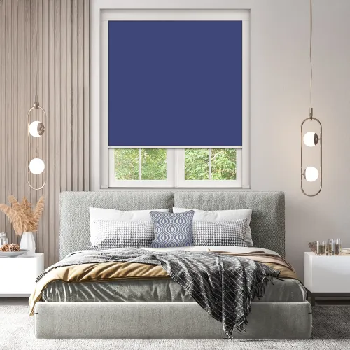 Midnight Blue Blocout Blind