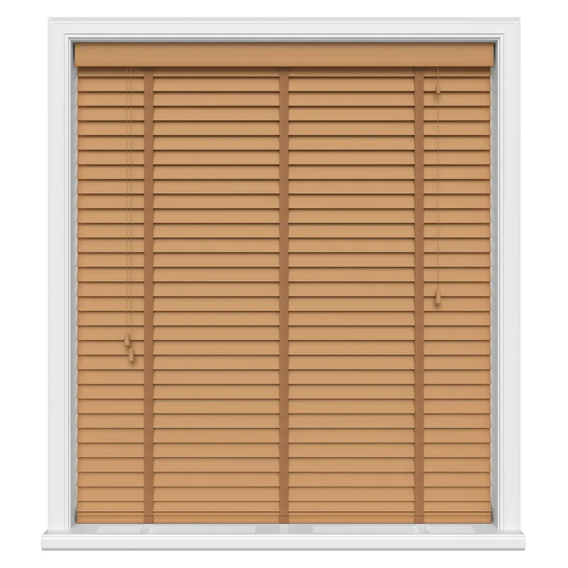 Honey Oak Luxury Real Wood Uk - Wooden Blinds