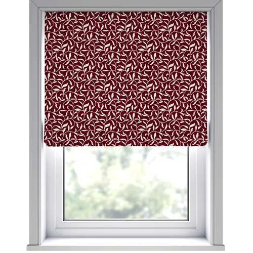 Vine Merlot Deluxe Roman Blinds