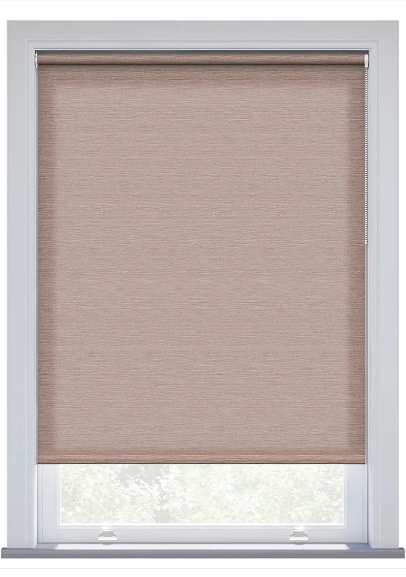 Coral Tweed Twist Fit Roller Blind