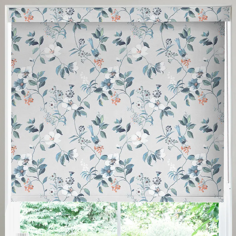 Caledonia Translucent Made To Measure Roller Blind Pumpkin