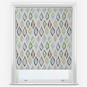 Sonova Studio Boho Leaves Dove Grey Roller Blind