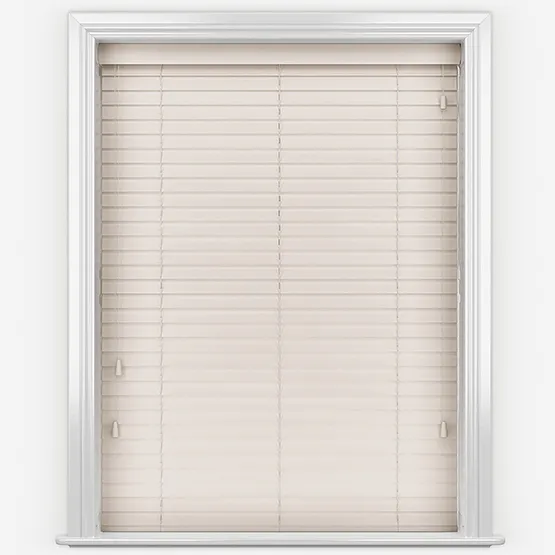 Bamboo Brushed Oyster Wooden Venetian Blinds