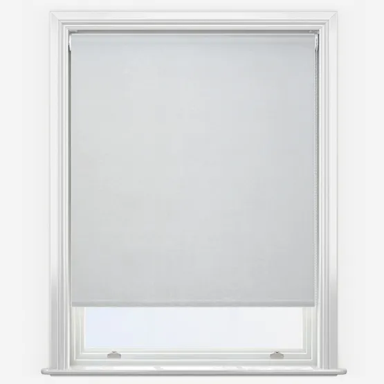 Louvolite Crush Whistler White Roller Blind