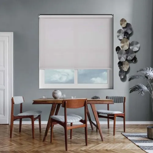 Origin Natural Grey Cordless Roller Blind