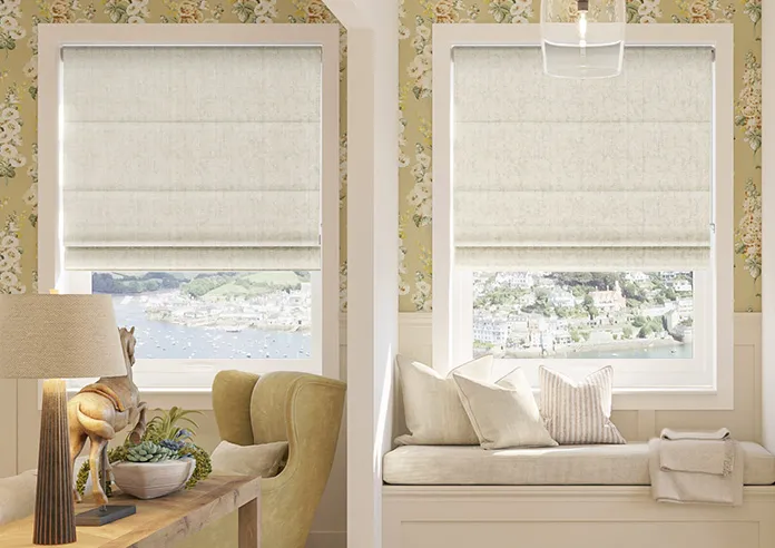 Teine White Opal - Roman Blind