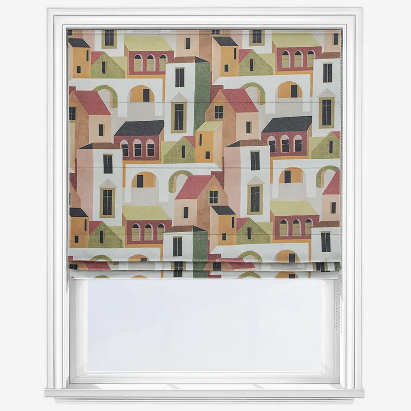 Santiago Cactus Roman Blind