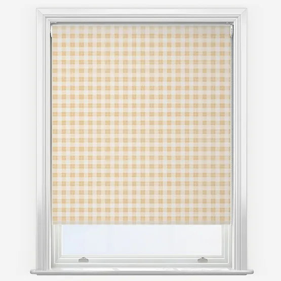 Sonova Studio Gingham Apricot Roller Blind