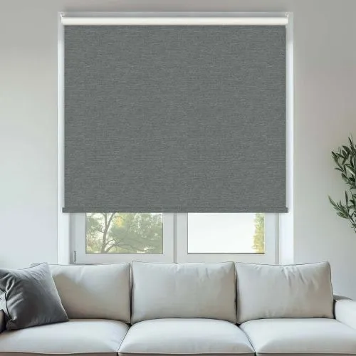 Durham Grey Marle Cordless Roller Blinds - Shop Now