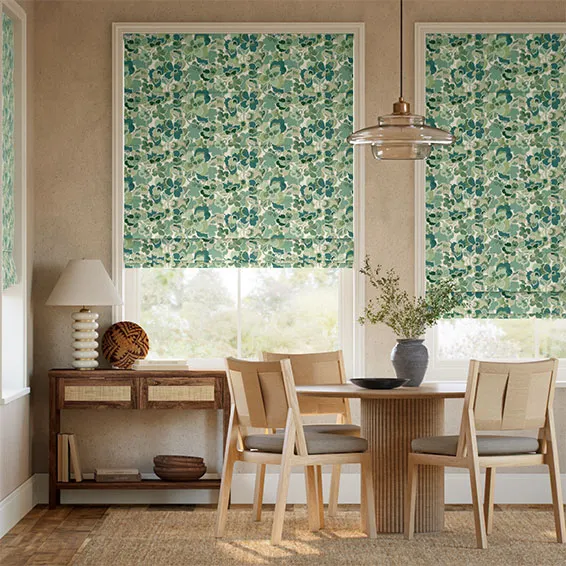 Prospect Avenue Verde Roman Blind