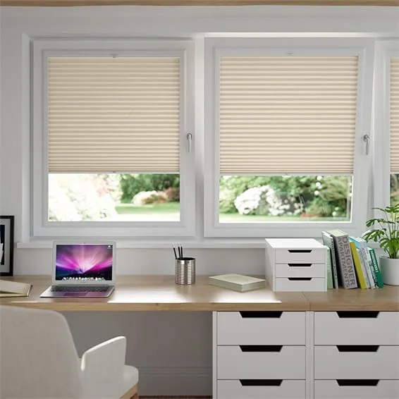 Perfect Fit Duoshade Cornsilk Thermal Blind