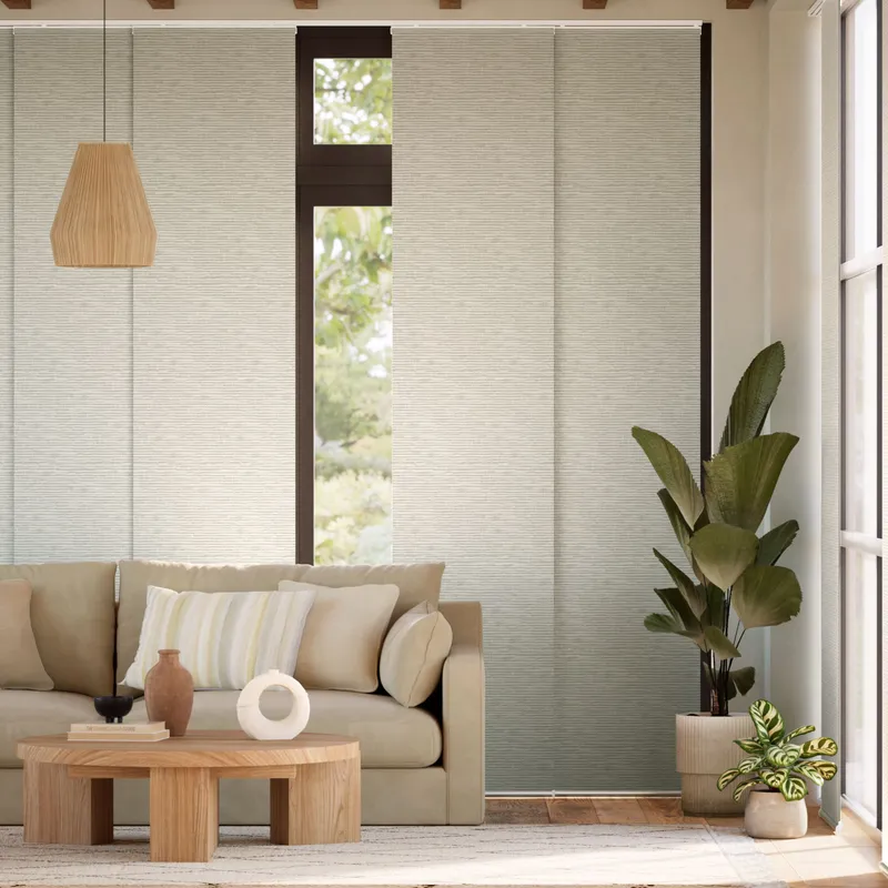 Caress Blackout Natural Panel Blind
