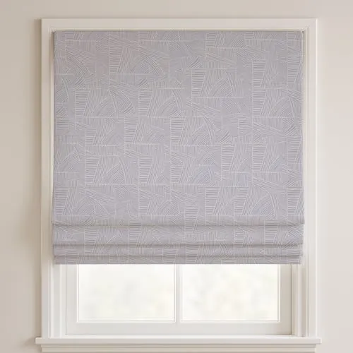 Maverick Lilac Deluxe Roman Blinds