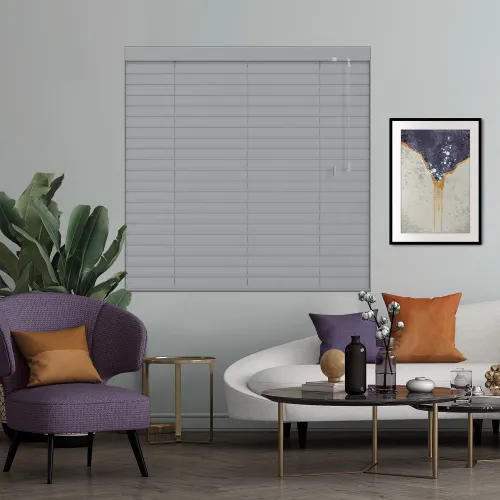 Graphite Fog Venetian Blind