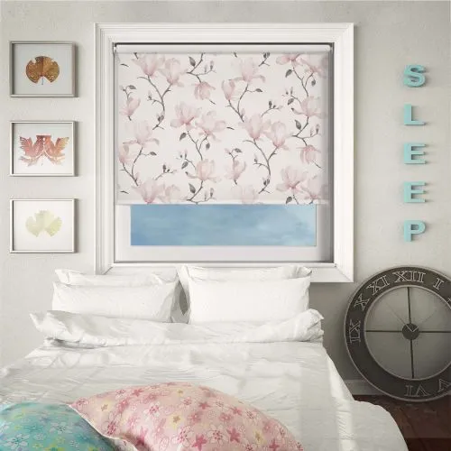 Laurel Blush Cordless Roller Blind
